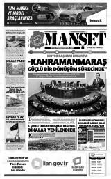 KAHRAMANMARAŞ MANŞET