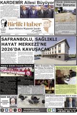 SAFRANBOLU BİRLİK HABER