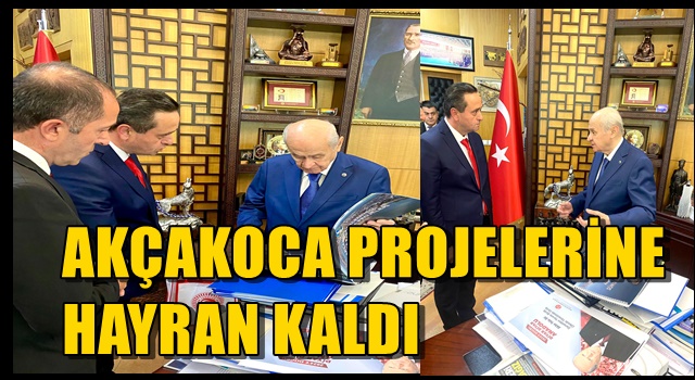 BAŞKAN YANMAZ VE MHP İL TEŞKİLATINDAN MHP GENEL BAŞKANI DR.DEVLET BAHÇELİYE ZİYARET