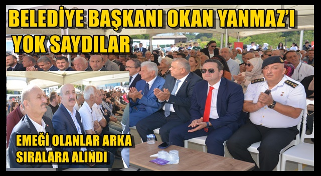 BELEDİYE BAŞKANI OKAN YANMAZ’I YOK SAYDILAR