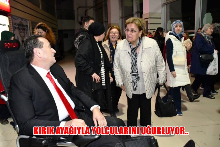 YANMAZ’IN HİZMET AŞKI, AYAK ACISININ ÖNÜNE GEÇTİ..