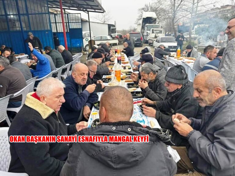 BAŞKAN YANMAZ’DAN SANAYİ ESNAFINA MANGAL EŞLİĞİNDE PROJE SUNUMU
