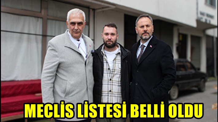 AK PARTİ’NİN AKÇAKOCA LİSTESİ BELLİ OLDU