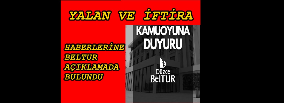 BELTUR’DAN KAPAK GİBİ CEVAP