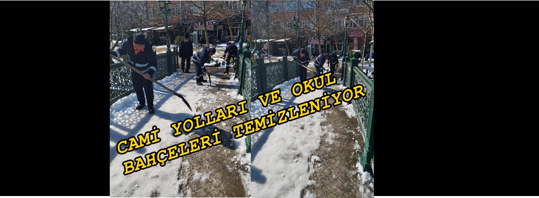 AKÇAKOCA BELEDİYESİNDEN CAMİ YOLLARI VE OKUL BAHÇELERİ TEMİZLENİYOR