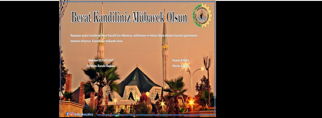 BAŞKAN PAZVANT BERAAT KANDİLİNİZİ KUTLAR