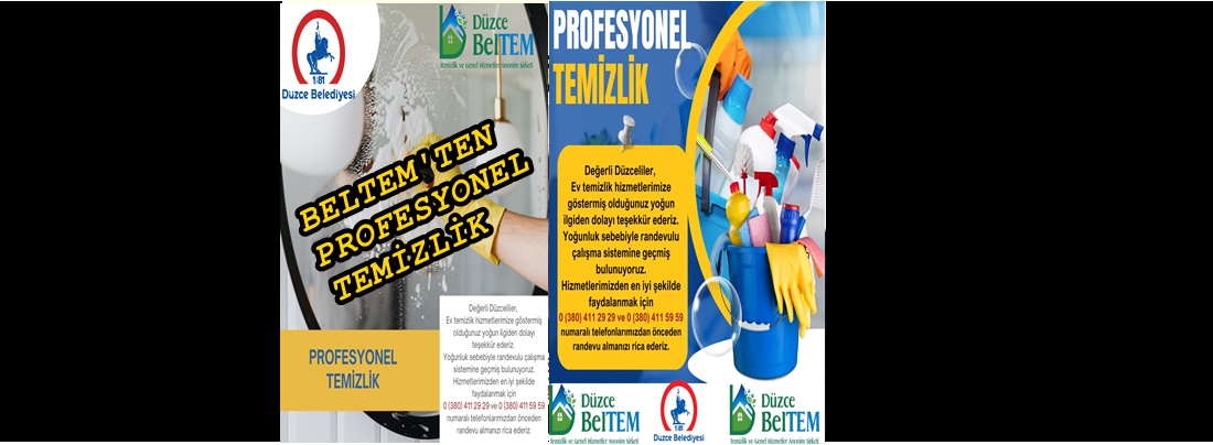 BELTEM’DEN PROFESYONEL TEMİZLİK