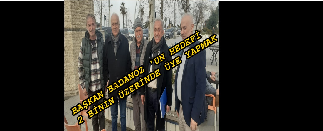 BAŞKAN BADANOZ HARIL HARIL ÇALIŞIYOR
