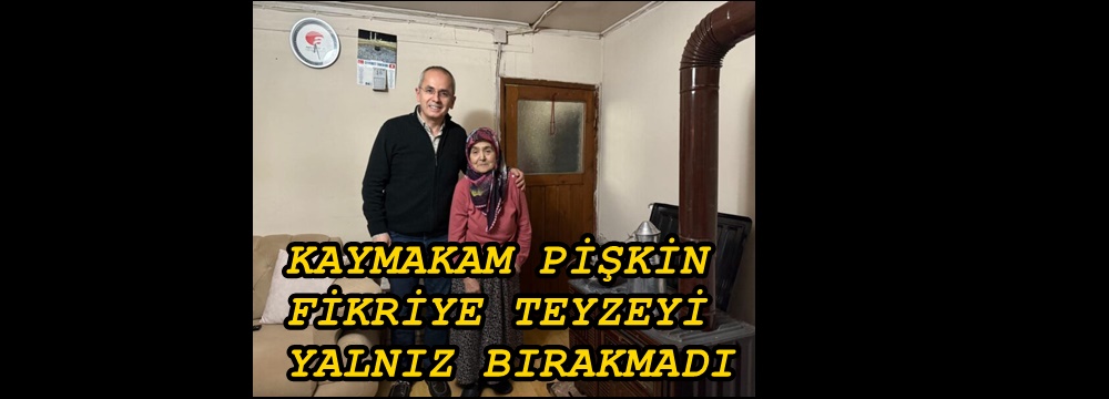 KAYMAKAM PİŞKİN’DEN ANLAMLI ZİYARET…BERABER İFTAR AÇTILAR