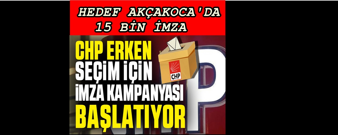 CHP,EKREM İMAMOĞLU’NA ÖZGÜRLÜK İÇİN İMZA KAMPANYASI BAŞLATIYOR