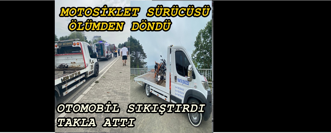 Akçakoca’da Motosiklet Kazası: Bir Yaralı ÖLÜMDEN DÖNDÜ