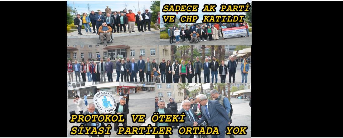 TÖREN SÖNÜK GEÇTİ.. SADECE AK PARTİ VE CHP KATILDI
