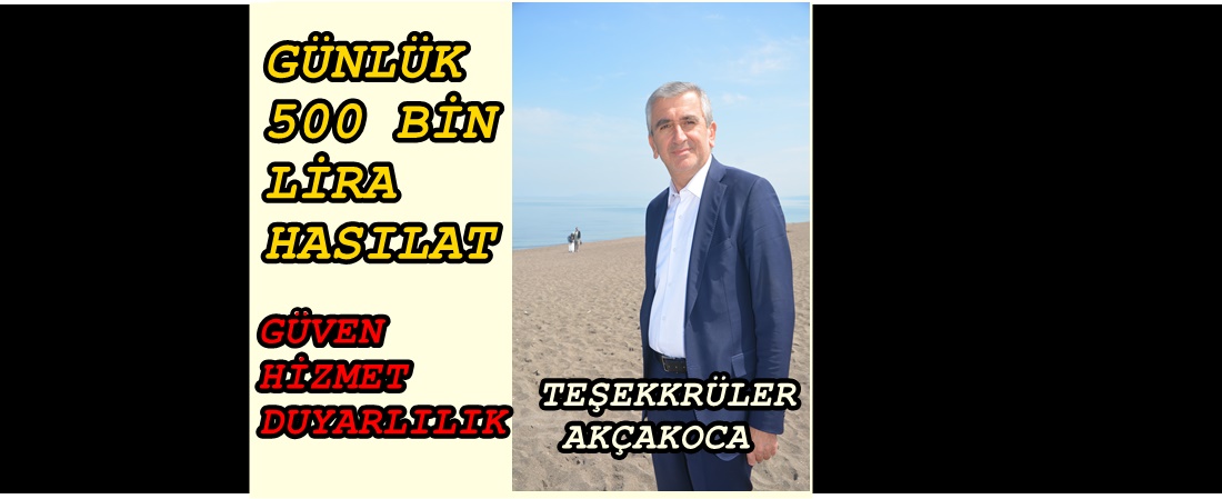 SU GİBİ BAŞARI: AKÇAKOCA BELEDİYESİ’NDEN TARİHİ TAHSİLAT REKORU