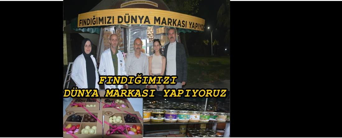 BAŞKAN ALBAYRAK, AKÇAKOCA FINDIĞINI MİSAFİRLERE TANITIYOR