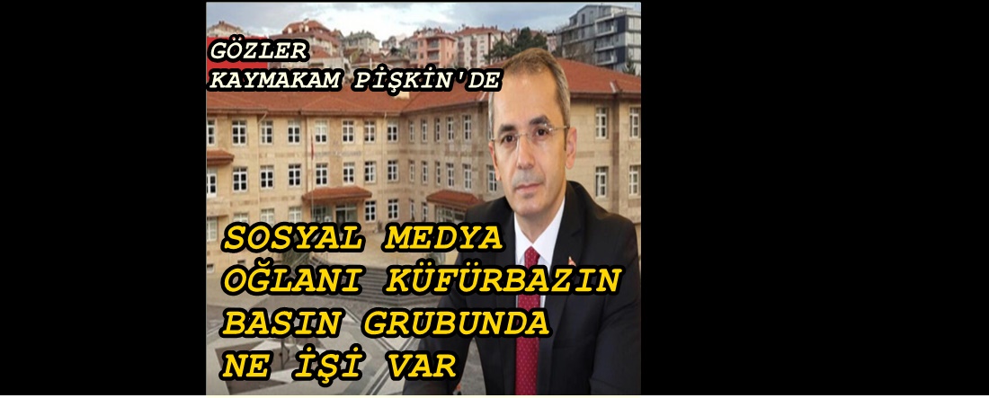 BU ŞAHSIN KAYMAKAMLIK BASIN GRUBUNDA NE İŞİ VAR
