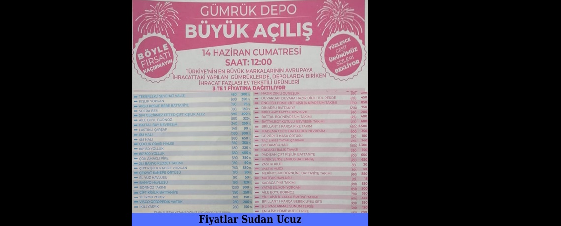 AKÇAKOCA’DA BÜYÜK AÇILIŞ…..FİYATLAR SUDAN UCUZ