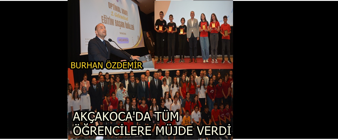 BURHAN ÖZDEMİR’DEN ÖĞRENCİLERE BÜYÜK DESTEK: BAŞARI ÖDÜLLERİ VE BURS İMKANLARI