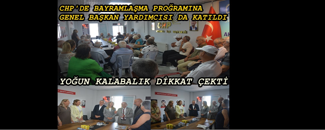 CHP AKÇAKOCA İLÇE BAŞKANLIĞI’NIN BAYRAM KUTLAMASI