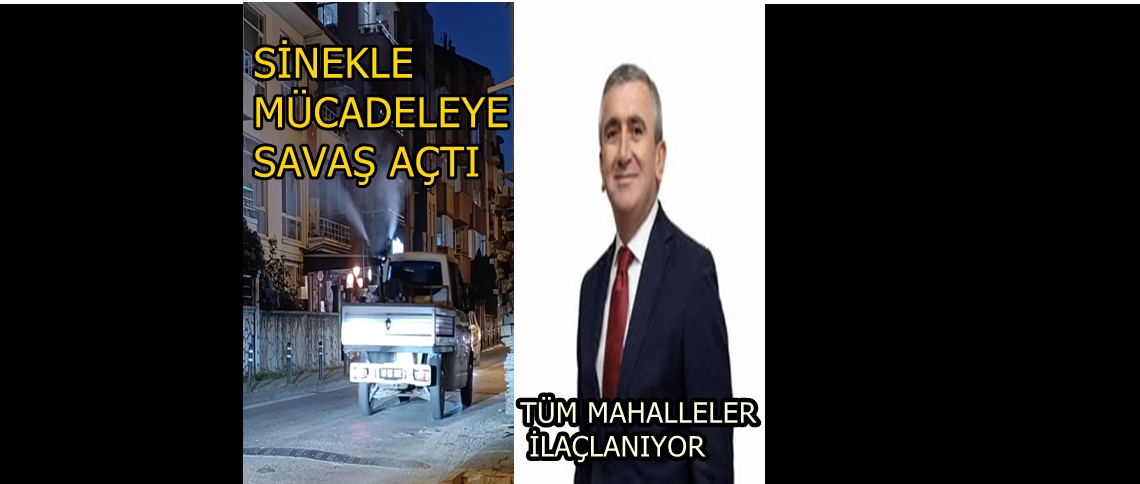 BAŞKAN ALBAYRAK: “ İLAÇLAMA İLÇE GENELİNDE YOĞUN ŞEKİLDE SÜRDÜRÜLÜYOR”