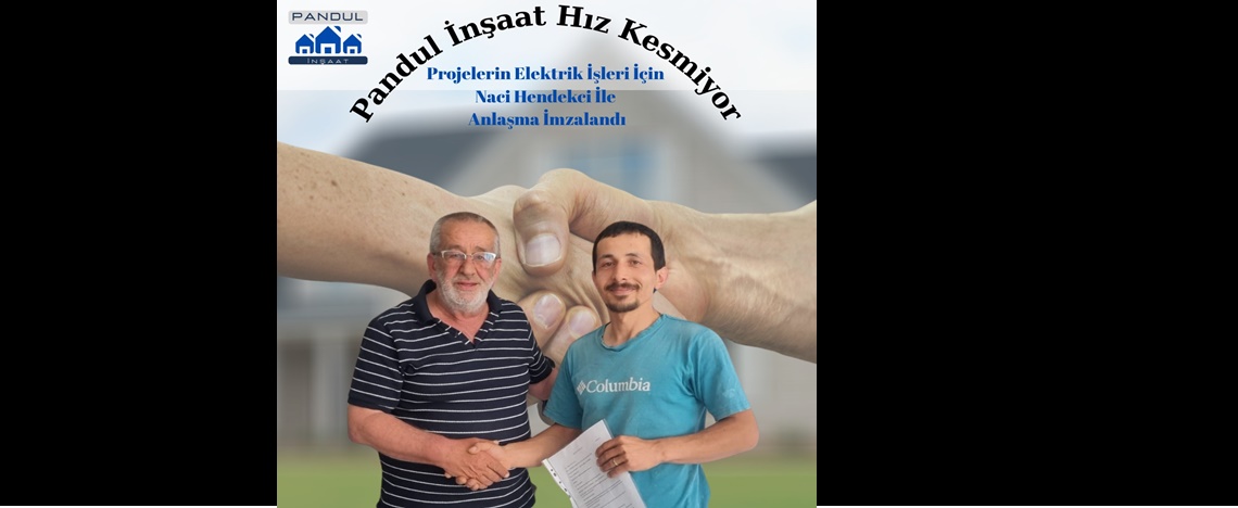 PANDUL İNŞAAT HIZ KESMİYOR