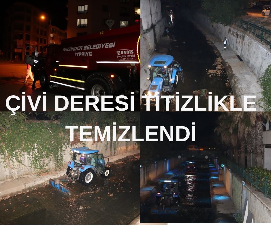 BAŞKAN ALBAYRAK: “ÇİVİ DERESİNDE KAPSAMLI TEMİZLİK YAPILDI”