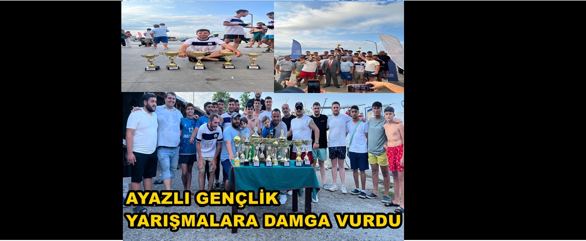 AYAZLI GENÇLİK HEMEN HEMEN TÜM YARIŞMALARDA DERECE YAPTI