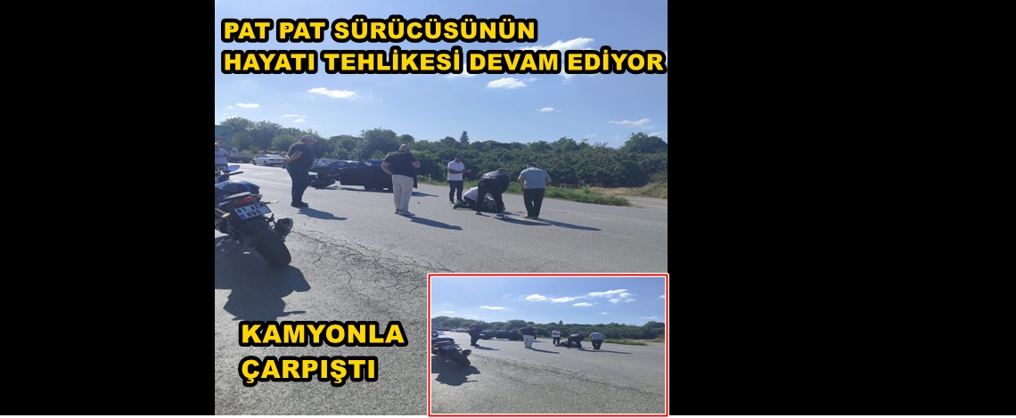 Akçakoca’da Pat Pat Kazası: 1 Ağır Yaralı