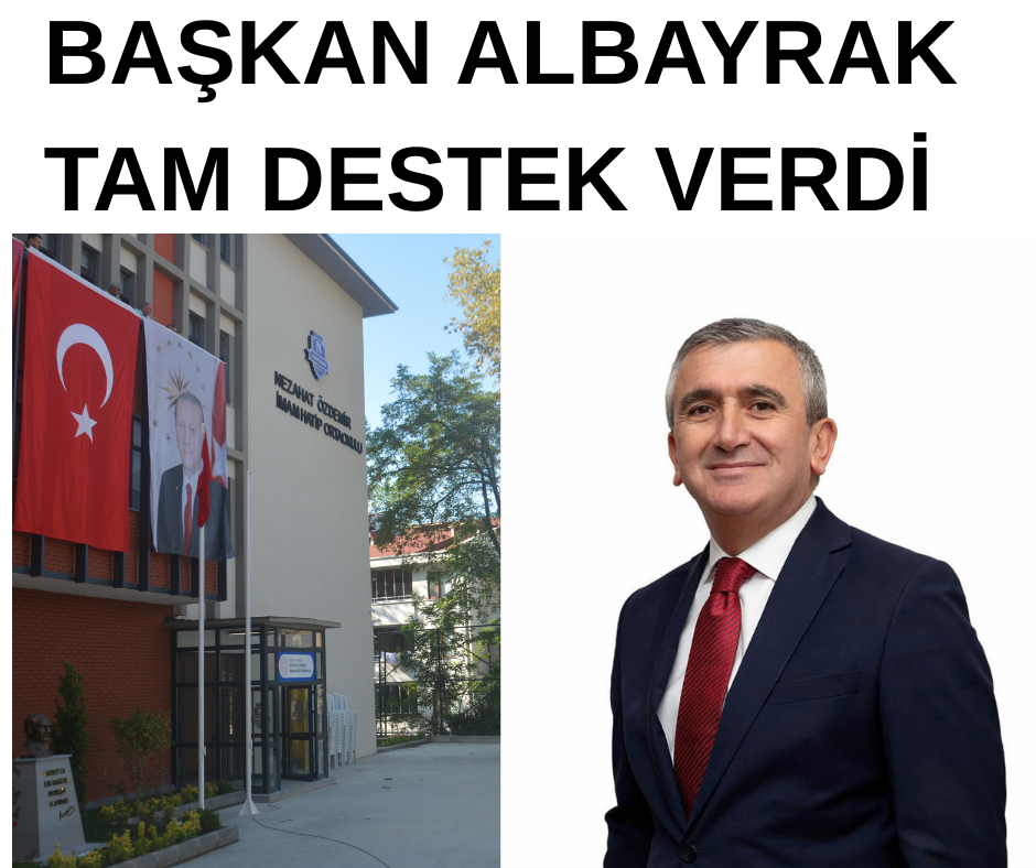 BAŞKAN ALBAYRAK EĞİTİME TAM DESTEK VERDİ