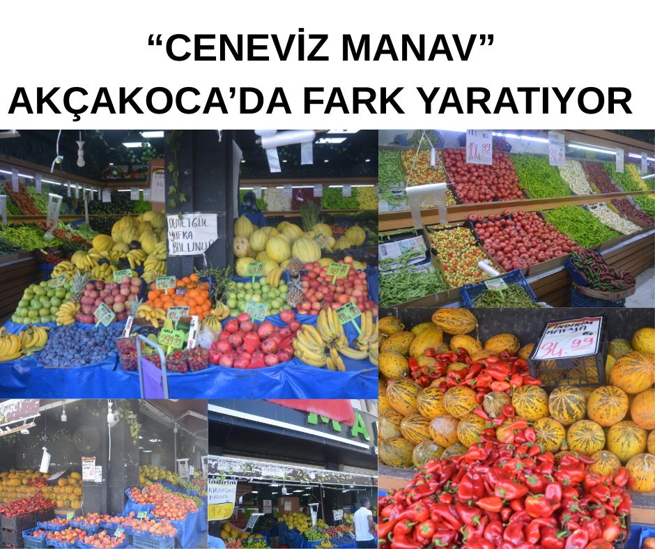 Akçakoca’da Ceneviz Manav, Uygun Fiyatlarla Hizmet Vermeye Devam Ediyor